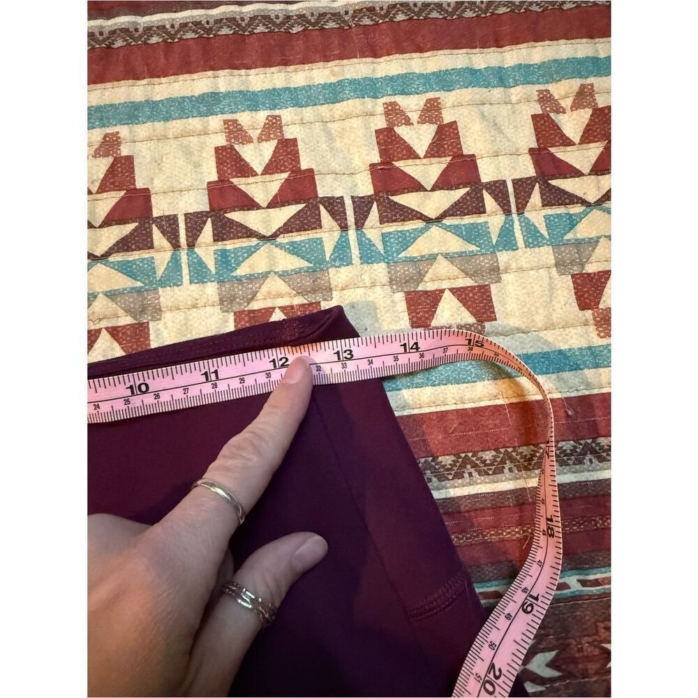 girlfriend collective plum/maroon skort size medium - Picture 7 of 8